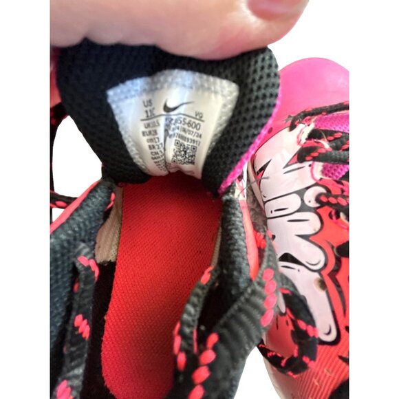 Nike Fast Flex Girls Shoes Cleats Softball Pink Multi Size 11C - Picture 7 of 8